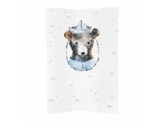 Ceba pelenkázó lap puha 2 oldalú 50x70cm COSY Watercolor maci csákós