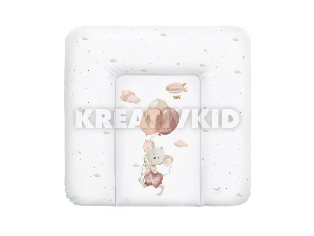 Ceba pelenkázó lap puha 75x72cm Basic Mouse