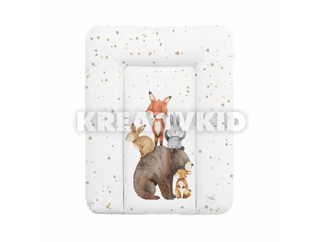 Ceba pelenkázó lap puha kicsi 50x70cm BASIC Forest Friends