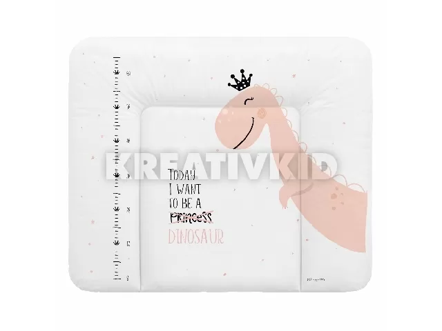 Ceba pelenkázó lap puha nagy 85x72cm Exkluziv dobozban Princess dínó