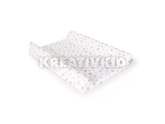 Ceba pelenkázólap huzat pamut (50x70-80) 2db/csomag sötétszürke sárga csillagos