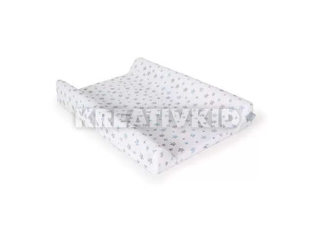 Ceba pelenkázólap huzat pamut (50x70-80) 2db/csomag sötétszürke világoskék csillagos