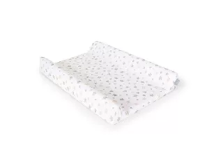 Ceba pelenkázólap huzat pamut (50x70-80) 2db/csomag világosszürke - szürke sárga csillagos