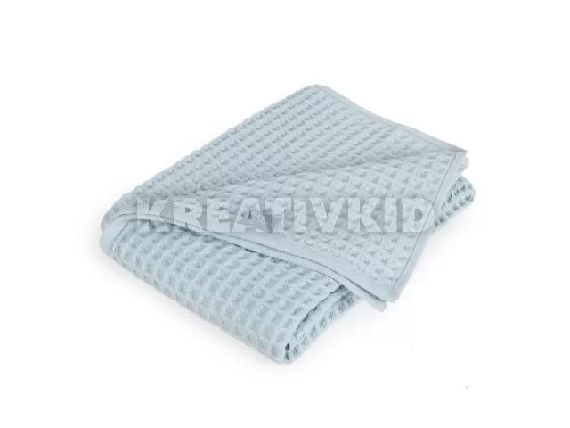 Ceba takaró pamut 90x90cm Waffle hamuszürke