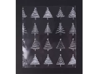 Celofán tasak, BOPP, 100x150 mm, karácsonyi mintás