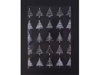 Celofán tasak, BOPP, 180x450 mm, karácsonyi mintás