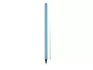 Ceruza, metál kék, aqua kék SWAROVSKI® kristállyal, 14 cm, ART CRYSTELLA®