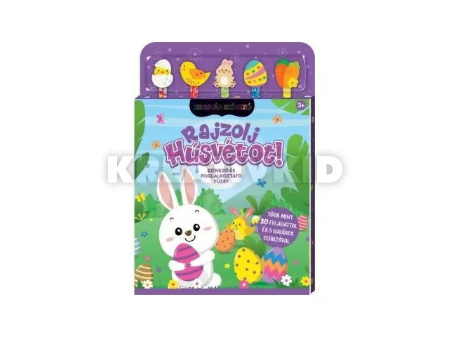 Ceruzás kifestő - Rajzolj húsvétot! foglalkoztatófüzet