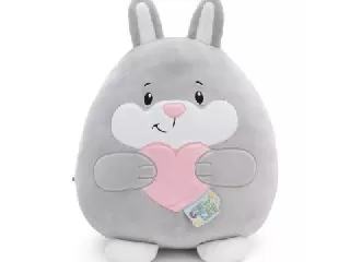 Chill-Nici: Nyuszi szívvel plüssfigura - 30 cm