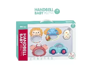 Chipolino 5 db-os csörgő és rágóka szett - állatok