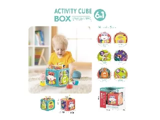 Chipolino 6 az 1 -ben készségfejlsztő kocka - állatok