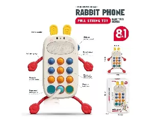 Chipolino 8 az 1 -ben zsinorós készségfejlesztő játék - telefon