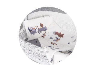 Chipolino ágynemű babaöbölhöz - Winnie the Pooh astronaut