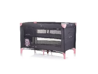 Chipolino Ariel multifunkciós utazóágy - Flamingo