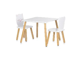Chipolino Asztalka 2 székkel - bear and kitten