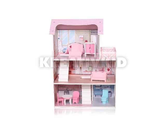 Chipolino Babaház 7 db bútorral és 2 db lépcsővel