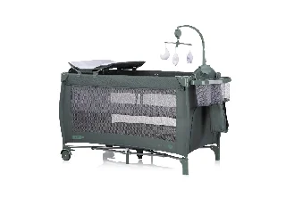 Chipolino Bella multifunkciós utazóágy - basil