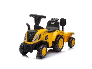 Chipolino CAT traktor bébitaxi - yellow
