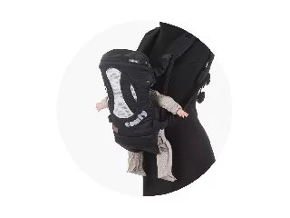 Chipolino Comfy kenguru - Black/grey