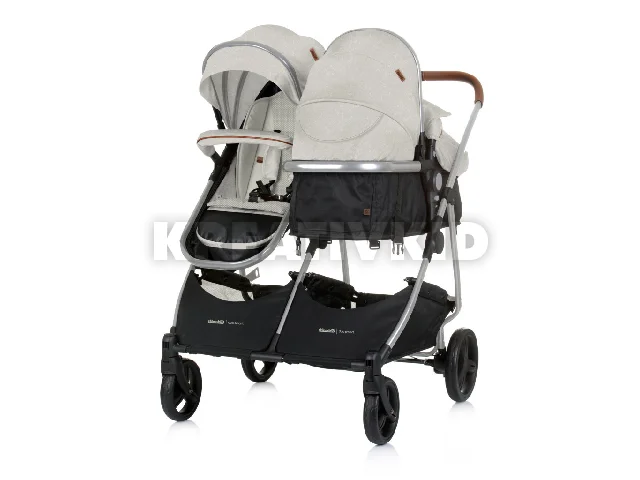 Chipolino Duo Smart iker babakocsi - Biscotta