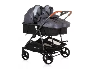 Chipolino Duo Smart iker babakocsi - Silver Gray