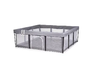 Chipolino Easy babakarám összecsukható 180x180 cm - grey