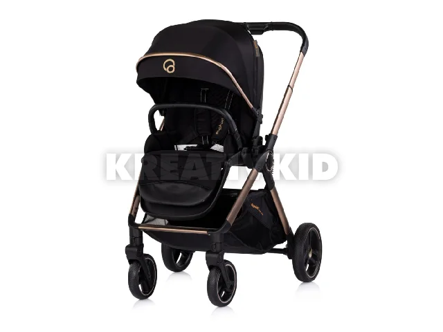 Chipolino Euphoria 3 az 1-ben újszülött babakocsi - Noir