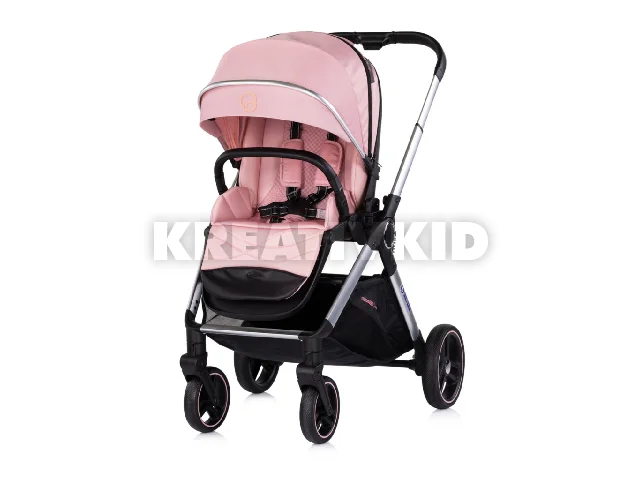 Chipolino Euphoria 3 az 1-ben újszülött babakocsi - Powder pink