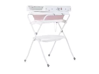 Chipolino Fiore Fürdetőállvány pelenkázólappal - Pink