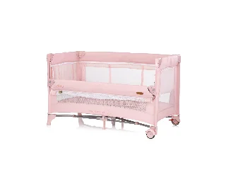 Chipolino Glory multifunkciós utazóágy - pink marshemllow