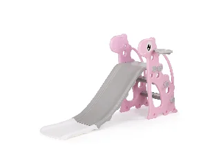 Chipolino gyerek csúszda Dino 116 cm - pink