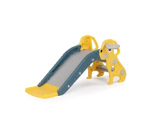 Chipolino gyerek csúszda Dog 116 cm - yellow