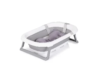 Chipolino Isla összecsukható kád hálós babatartóval 81 cm - Grey