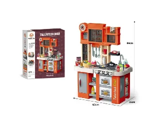 Chipolino Játékkonyha fényekkel - csaptelep vízzel, forralással