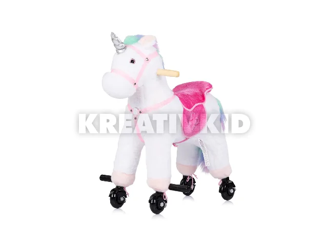 Chipolino lovacska hanggal és kerékkel - pink