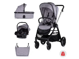 Chipolino Marbella 3 az 1-ben babakocsi - Cloud Grey