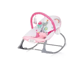 Chipolino Melody zenélő pihenőszék - Pink