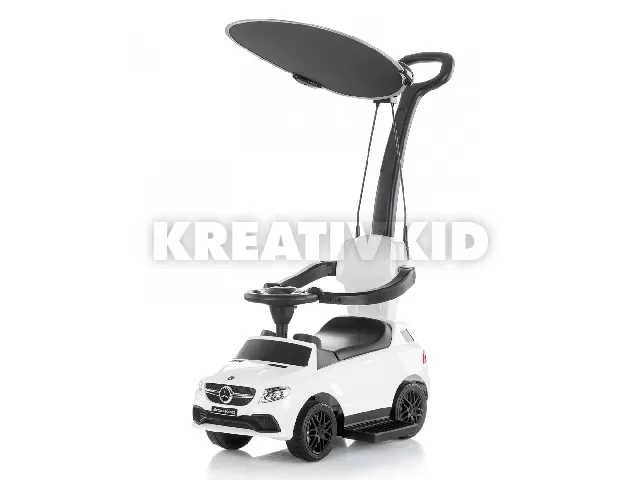 Chipolino Mercedes AMG GLE 63 bébitaxi tolókarral és kupolával - fehér