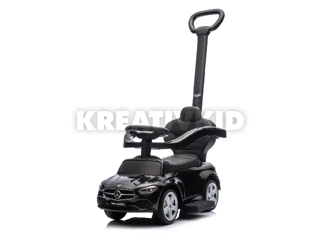 Chipolino Mercedes Benz C-Class bébitaxi tolókarral - black