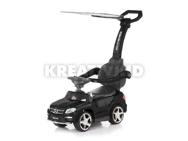 Chipolino Mercedes Benz GL63 AMG bébitaxi tolókarral és kupolával - fekete