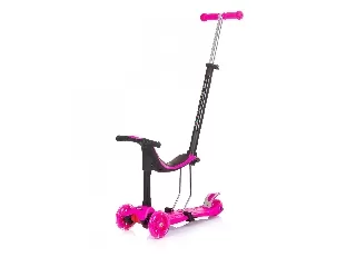 Chipolino Multi Plus roller tolókarral - pink