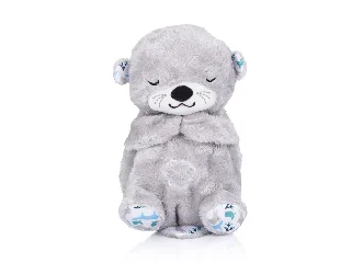 Chipolino Otter zenélő plüss játék - grey