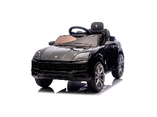 Chipolino Porsche Kayenne elektromos autó bőr üléssel - black