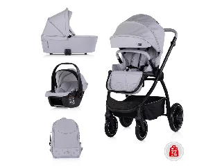 Chipolino Prestige 3az1-ben multifunkciós babakocsi - Platinum