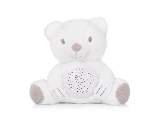 Chipolino projektoros zenélő plüss játék - Bear'' white