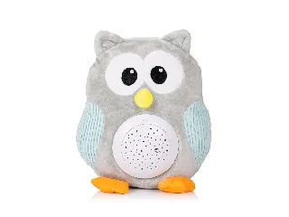 Chipolino projektoros zenélő plüss játék - Owl