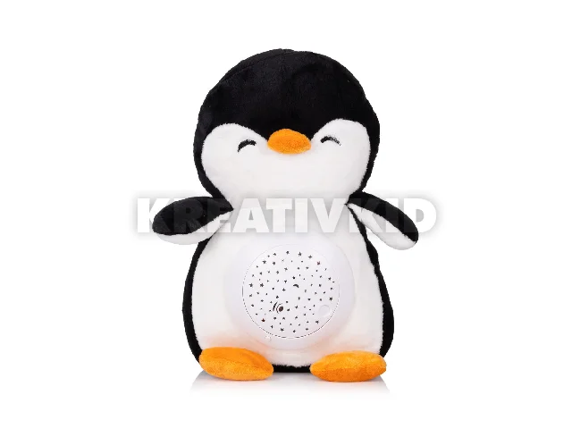 Chipolino projektoros zenélő plüss játék - Penguin