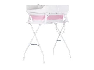 Chipolino Sonata kád + állvány pelenkázólappal - Pink