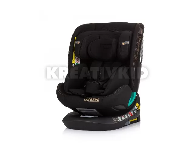 Chipolino Supreme autósülés Isofix 40-150cm - Obsidian