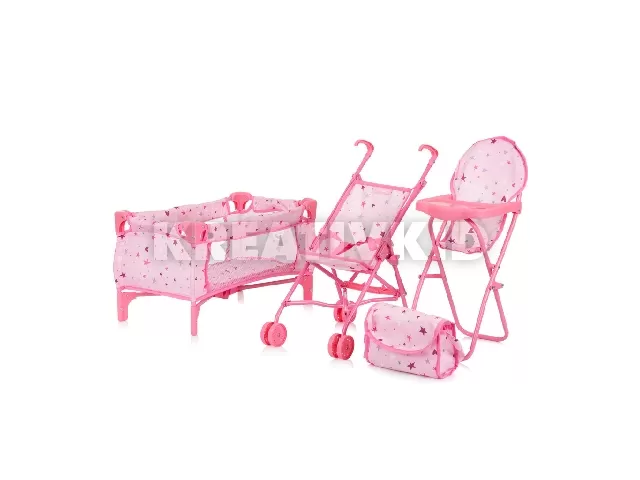 Chipolino Trixy 3 in 1 babázós játék szett - Stars